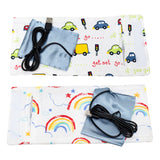 Usb Charging Baby Bottle Warming Cover Set of 2 - Dino & Cars - Rainbow & Cars - Unisex
