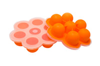 Reusable Pop-Out Silicone Baby Food Freezer Container with Lid (Set of 2)