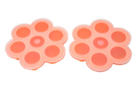 Reusable Pop-Out Silicone Baby Food Freezer Container with Lid (Set of 2)