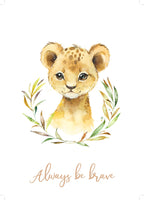 Set of 3 Unisex Safari Animals 1 Canvas & More 