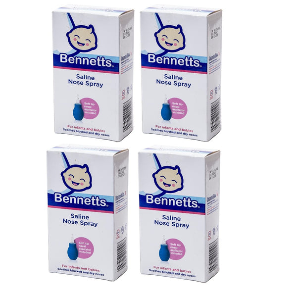 Bennetts Saline Nose Spray 30ml & Aspirator (1 box)