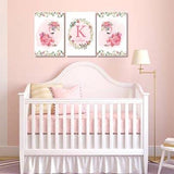 Girls: Set of 3 - Floral Flamingo Canvas & More 