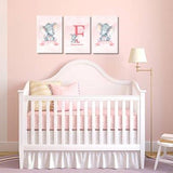 Set of 3 Girls Pink Baby Ellie Canvas & More 